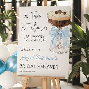 Bow Espresso Martini Bridal Shower - 16x20 Foam Board