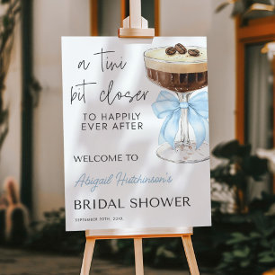 Bow Espresso Martini Bridal Shower -  18x24 Foam Board