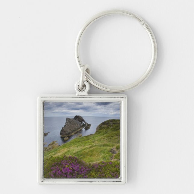 Bow Fiddle Rock, Portknockie, Scotland Keychain (Front)
