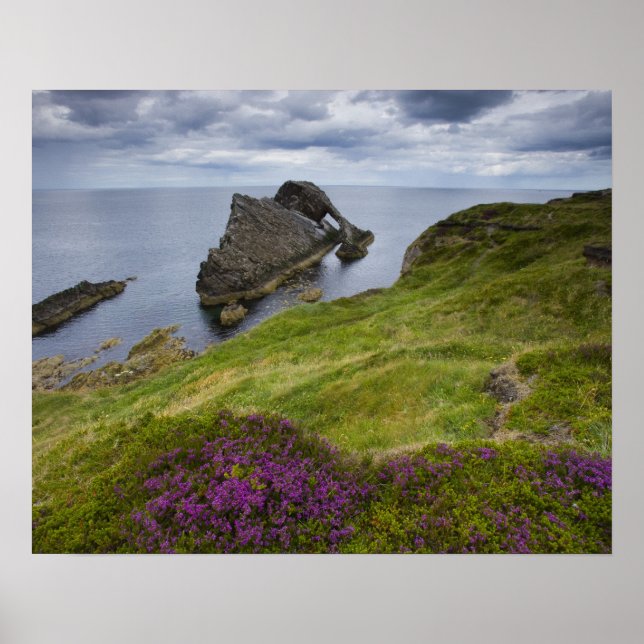 Bow Fiddle Rock, Portknockie, Scotland Poster (Front)