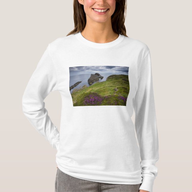 Bow Fiddle Rock, Portknockie, Scotland T-Shirt (Front)