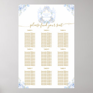 Bow Floral Teddy Bear Crest seating chart