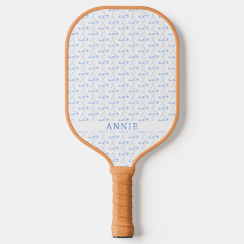 Bow Gingham Coquette Pickleball Paddle