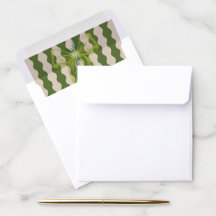 Bow & Green Stripes Modern Cottagecore