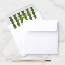 Bow & Green Stripes Modern Cottagecore