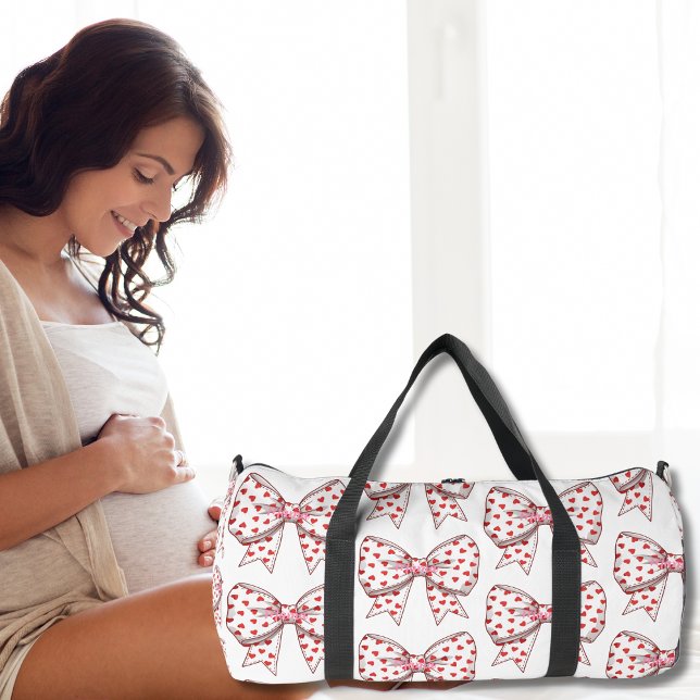 Bow heart Mama Matching Labor & Delivery Hospital Duffle Bag (Bow heart Mama Matching Labor & Delivery Hospital Duffle Bag)