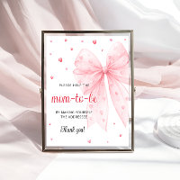 Bow Help the Busy Mom-to-Be Address an Envelope