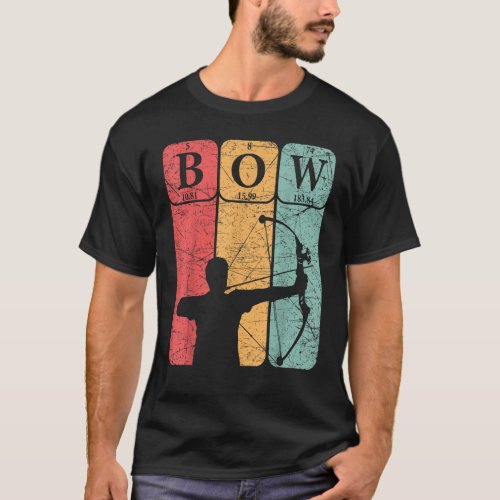 Bow Hunter Periodic Table Elements Bow Hunting Arc T_Shirt