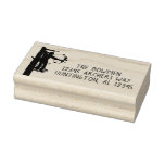 Bow hunter return address stamp