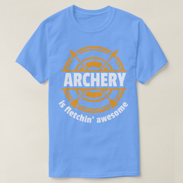Bow Hunting Arrow and Archery Quote Design Archery T-Shirt (Design Front)