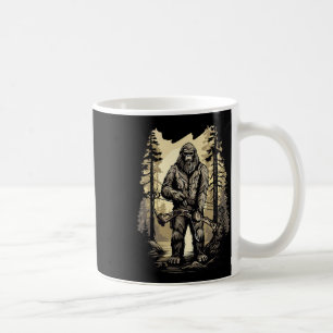 Bow Hunting Bigfoot Funny Hunting Gift Coffee Mug