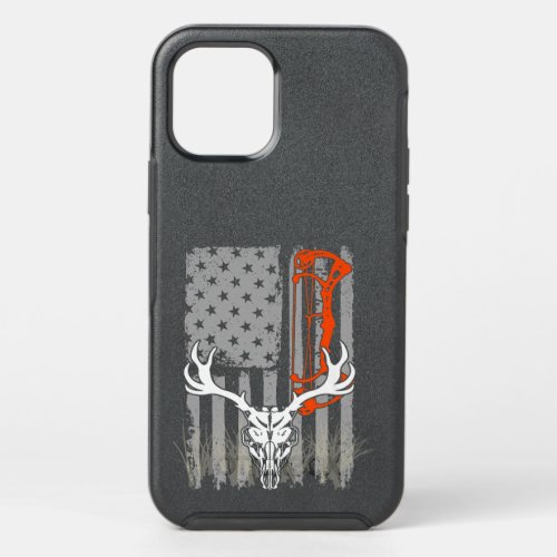 Bow Hunting Deer flag Patriotic _ Men Women T  OtterBox Symmetry iPhone 12 Pro Case