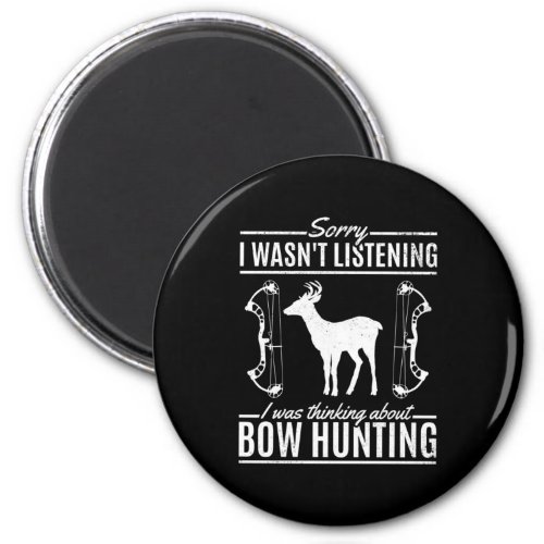 Bow Hunting Deer Hunter Arrow Magnet