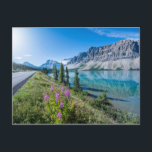 Bow Lake Banff National Park Canada Travel Postcard<br><div class="desc">This stunning jigsaw design features beautiful scenery and reflections on the water of Bow Lake in the Banff National Park,  Canada.</div>
