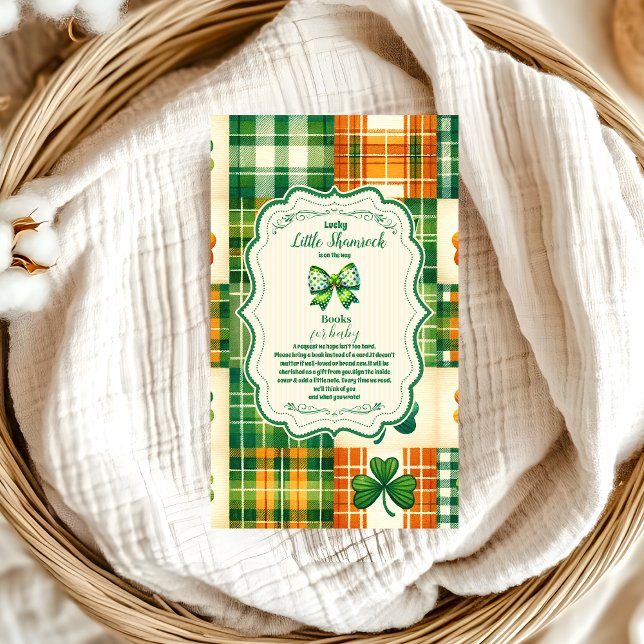 Bow Lucky Little Shamrock Books for Baby Enclo Enclosure Card (Creator Uploaded)