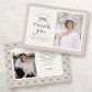 Bow Modern Photo Graduation Thank You Card