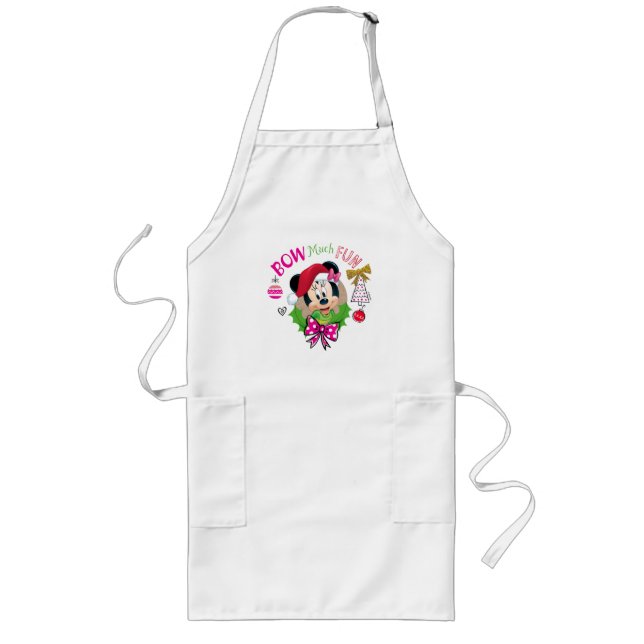 Bow Much Fun Long Apron (Front)