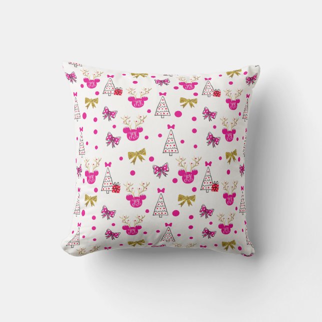 Bow Much Fun Throw Pillow (Front)