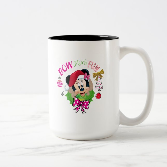 Bow Much Fun Two-Tone Coffee Mug (Right)