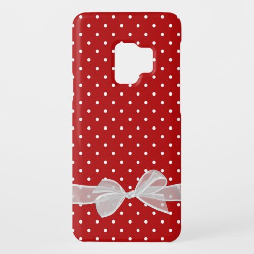 Bow on Dots Case_Mate Samsung Galaxy S9 Case