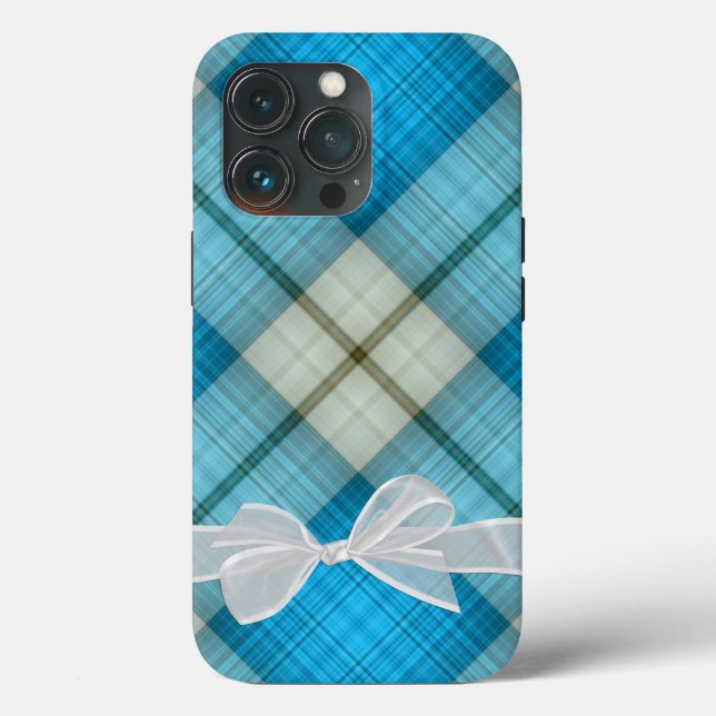 Bow On Plaid Case-Mate iPhone Case (Back)