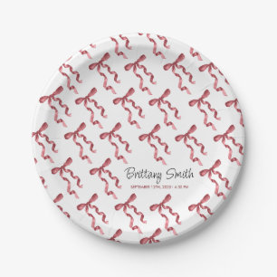 Bow paper plates
