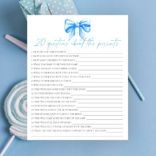 Bow - Party game 20 questions about the Parents