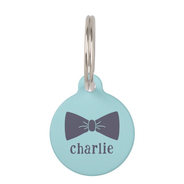 Bow Pet ID Tag (Front)