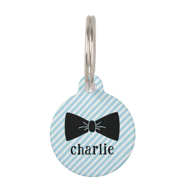 Bow Pet ID Tag (Front)
