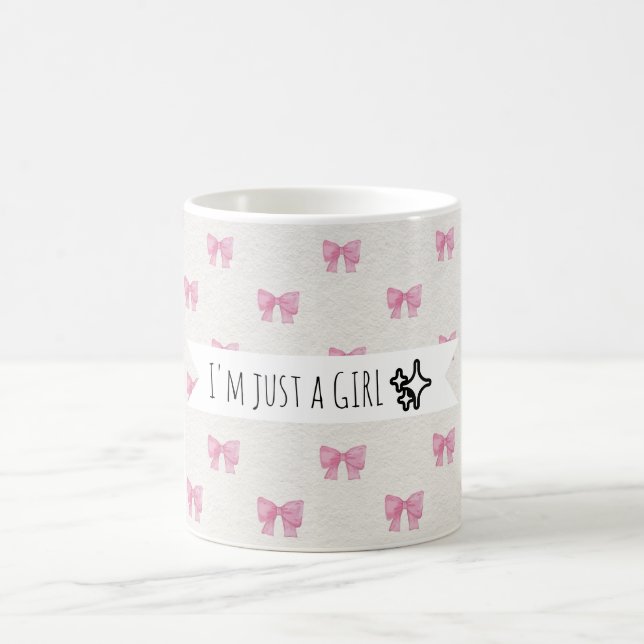 Bow pink Mug (Center)