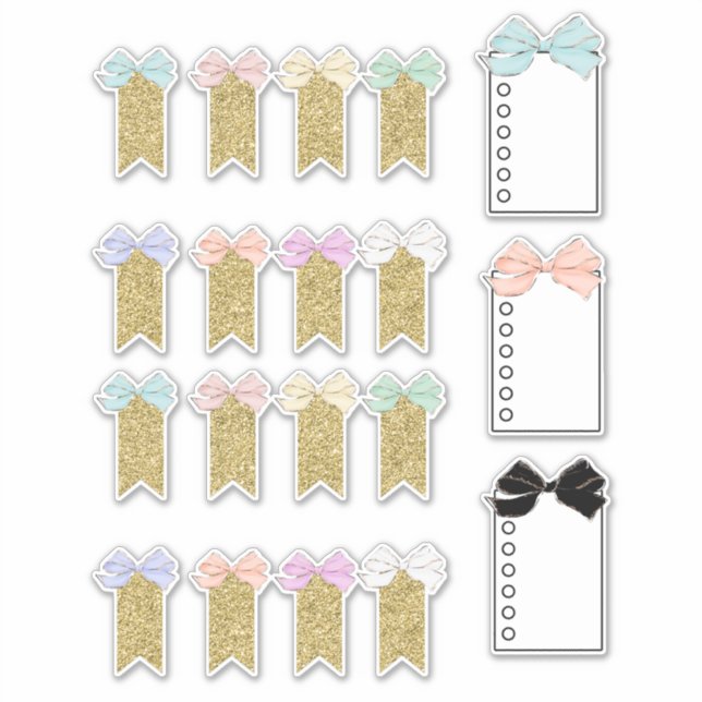 Bow Planner Stickers (Front)