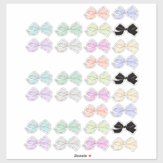 Bow Planner Stickers (Sheet)