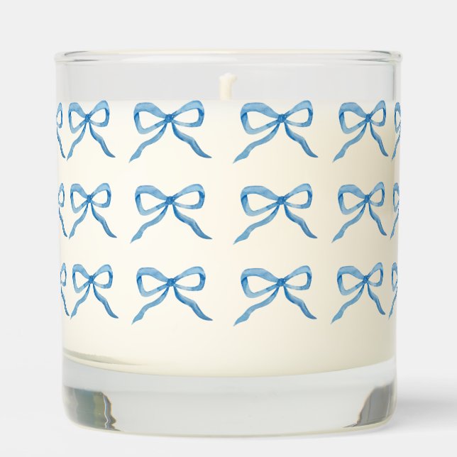 Bow Print Preppy Candle Grandmillenial style (Front)