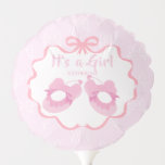 Bow Ribbon Its a Girl  Balloon