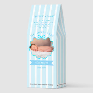 Bow Ribbon New Born Baby Boy Roasted Coffee