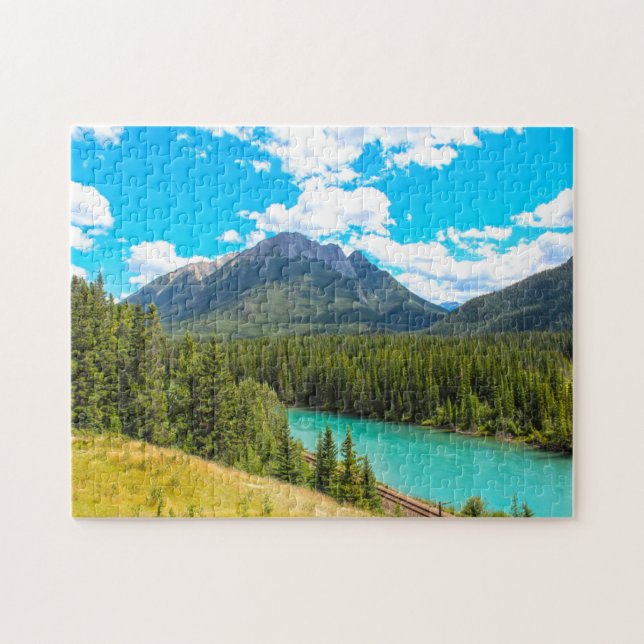 Bow River Banff Alberta Canada. Jigsaw Puzzle (Horizontal)