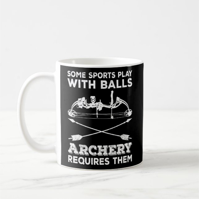 Bow Shooting For A Bow Archer  Coffee Mug (Left)