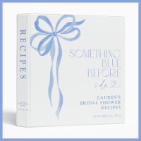 Bow Something Blue Before I Do Shower Recipe