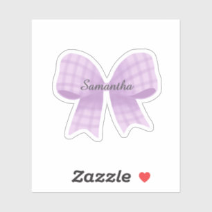 Bow Sticker, Any Name, Baby, Kids, Girl Sticker
