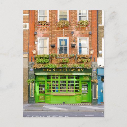 Bow Street Tavern Covent Garden London UK Postcard