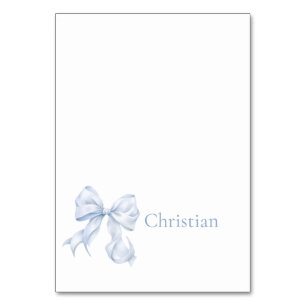 Bow Table Name Card