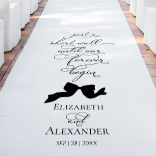 Bow The Knot Wedding Aisle Entrance Floor Decals