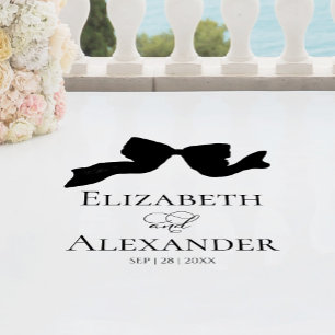 Bow The Knot Wedding Entrance Dance Floor Decals