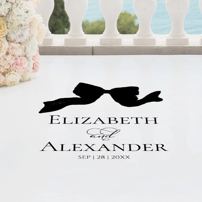 Bow The Knot Wedding Entrance Dance Floor Decals (Creator Uploaded)