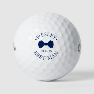 Bow Tie Best Man Golf Balls
