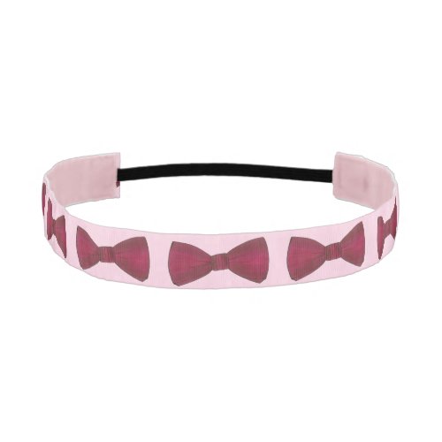 Bow Tie Bowtie Formal Prom Wedding Pink Headband