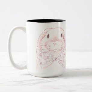 Bow Tie Bunny mug