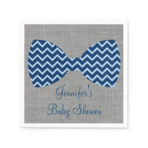 Bow Tie Chevron Paper Napkins