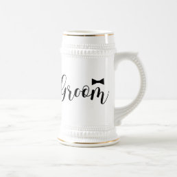 Bow Tie Groom-Wedding, Bachelor-Party  Beer Stein