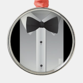 Bow tie metal ornament